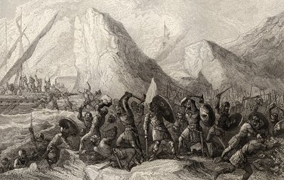 The Normans are destroyed on the Galician coasts of Spain in c.969 by Spanish School